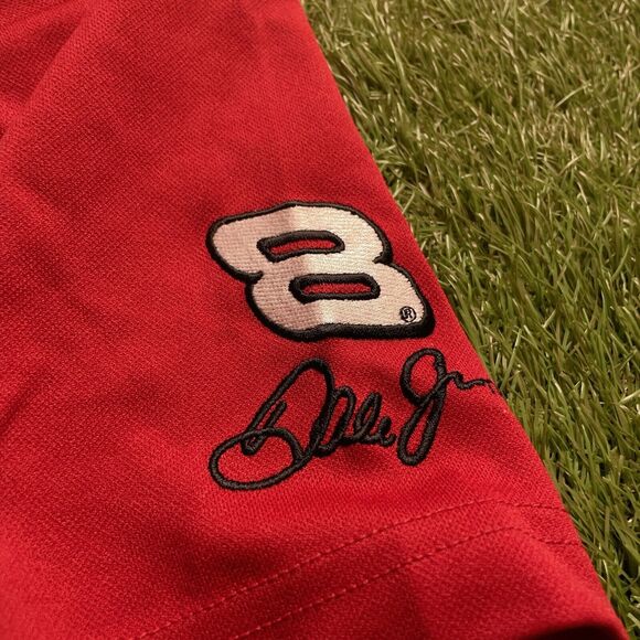 Winners Circle Dale Earnhardt Jr. Budweiser Jersey Red Nascar Men’s Size Medium - Picture 3 of 10